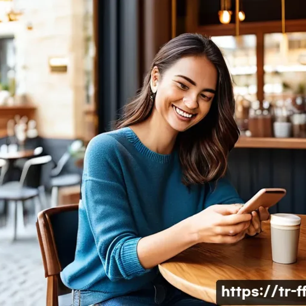 하이퍼 퍼스널라이제이션과 브랜딩 전략 - **Prompt 1: The Personal Touch in a Modern Cafe**
A young woman in her mid-20s, with a warm smil...