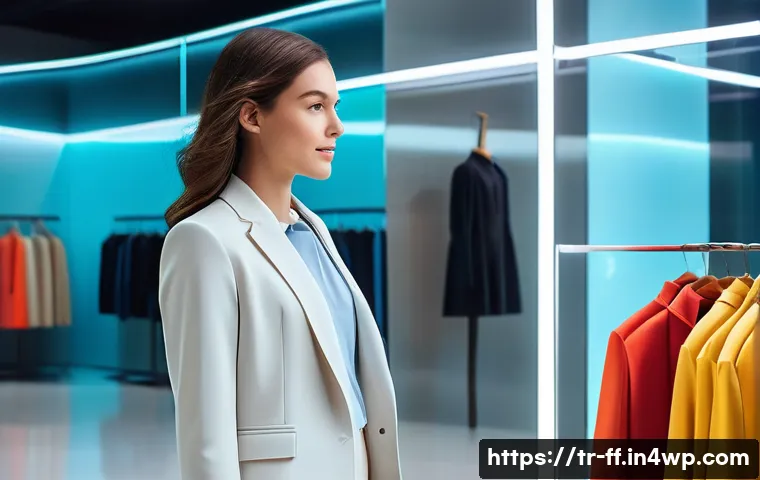 하이퍼 퍼스널라이제이션과 소비자 심리 - **Prompt:** A stylish young woman in her late 20s, dressed in a fashionable smart-casual outfit (e.g...